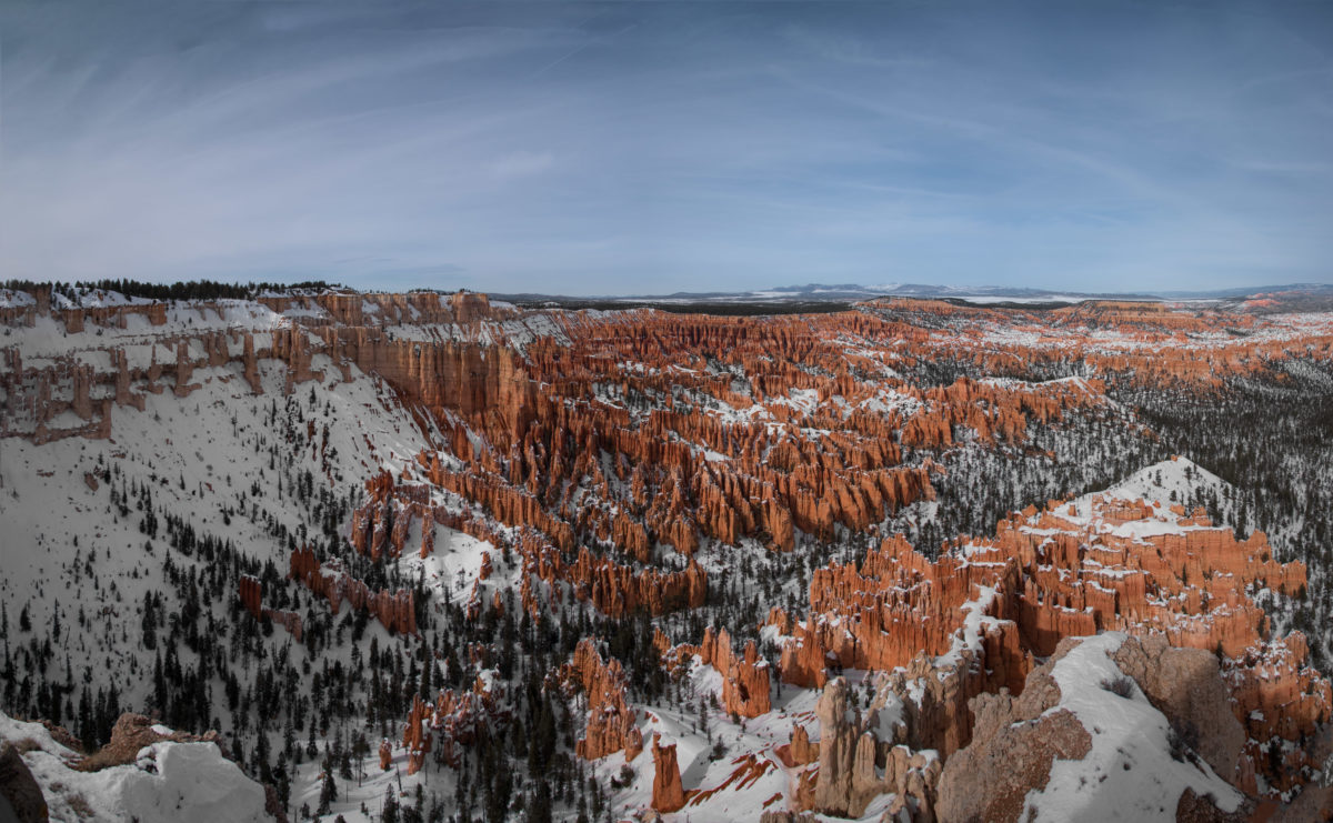 Bryce Canyon in the Winter, with Snow